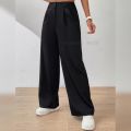 AURSI Wide Leg High Waist Ladies Pants Palazzo Pants Trendy Pants For Women.