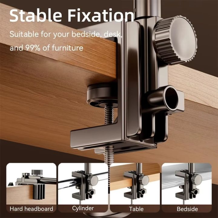 Lazy%20Phone%20Holder%20360%C2%B0%20Rotating%20Tablet%20Stand%20Holder%20Adjustable%20for%20iPad%20Cellphone%204-13%20inch%20Bed%20Floatable%20Arm%20Clip%20Stand%20-%20Image%204