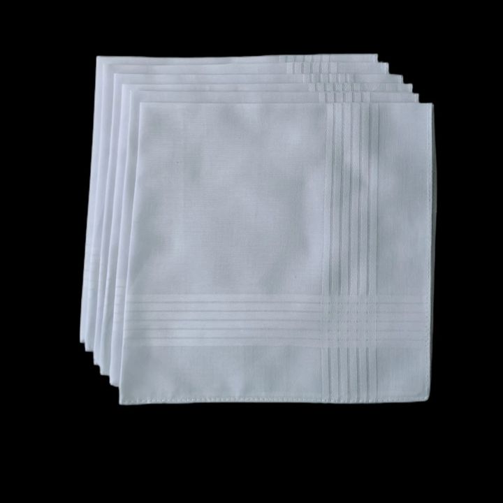 Thin%20Feel%20Cotton%2040cm%20Pure%20White%20Handkerchief.%20Business%20Suit%20Napkin%20Restaurant%20Handkerchief%206PCS%20-%20Image%206