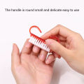 1/21/50Pcs Plastic Nail Brushes Mix Color Nail Hand Scrubbing Cleaning Brush Dust Cleaner Nail Art Manicure Soft Remover Tools. 