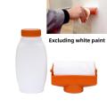 1 Pc Wall Repair And Touch-Up Tool Reusable 350ml Paint Roller Brush Water Based Latex Paint Plastic Bottle DIY Accessories. 