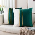 Luxury Velvet Cushion Cover for Sofa, Bed, or Chair, 1 Piece, Multiple Colors. 