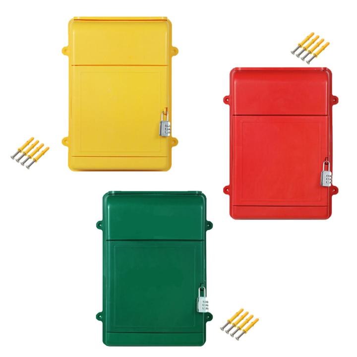 Wall%20Hanging%20Mailbox%20Post%20Box%20with%20Code%20Lock%20Donation%20Box%20Postbox%20Drop%20Box%20for%20Envelopes,%20Newspapers%20-%20Image%204