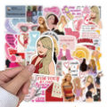 50PCS Creative Sabrina Carpenter Stickers Decoration DIY Desktop Notebook Skateboard Waterproof Stickers. 