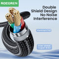 Rocoren RCA Cable 3.5mm to 2RCA Splitter 3.5 Jack to 2 RCA Male Audio Wire for Amplifiers HiFi Stereo Home Theater Speaker Cord. 
