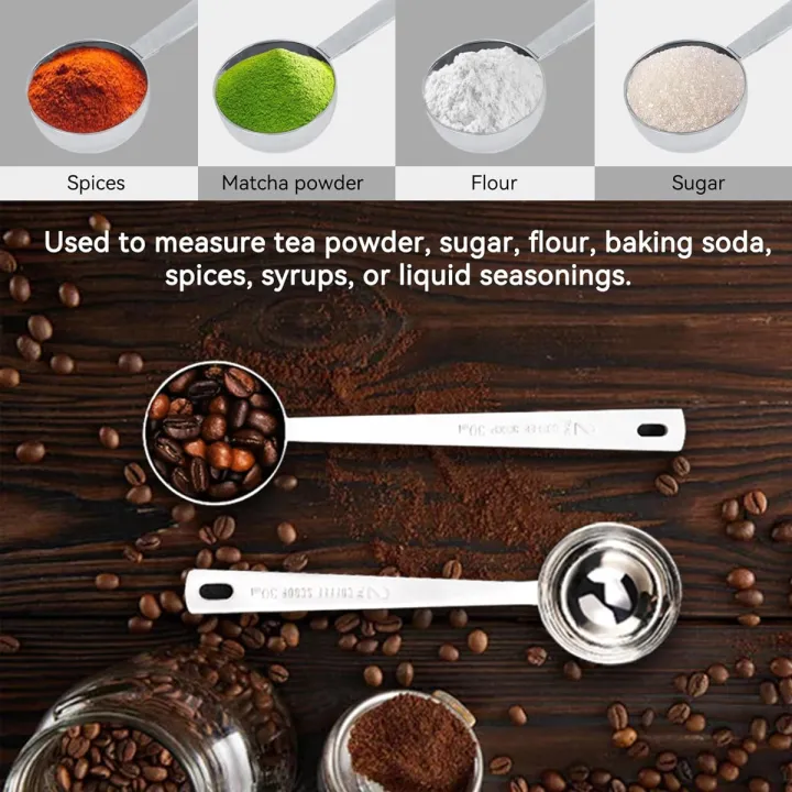 Stainless%20Steel%20Coffee%20Scoop,%20Tablespoon%20Measuring%20Spoon%20Long%20Handle%20Coffee%20Spoon%20for%20Kitchen%20Cafe%20Making%20-%20Image%203
