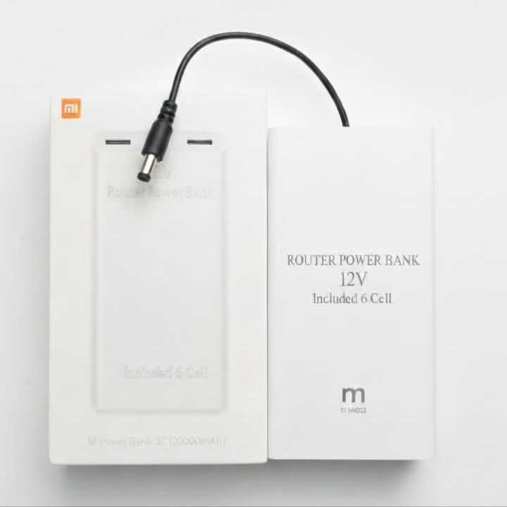 Router Power Bank 20000mAh 9V and 12V Mini UPS | 10 Hours Battery ...