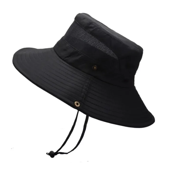 Xinbaoguan%20100%25%20Polyester%209201%20New%20Summer%20Breathable%20Fisherman%20Hat%20Outdoor%20Mountaineering%20Hat%20Big%20Eaf%20Sunshade%20Hat%20Benni%20Hat%20-%20Image%203