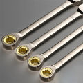 1Pc Universal Spanners, Golden Ratchet Wrenches,Torque UniversalSpanners For,Metric Hand Car Repair Tools. 