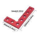 Carpenter Square, L Square Right Angle Ruler ,Small Pocket Wood Working Tool, Aluminum Framing Alloy Square for Measuring Layout. 
