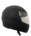 Full Face helmet (Black matte,black shine). 