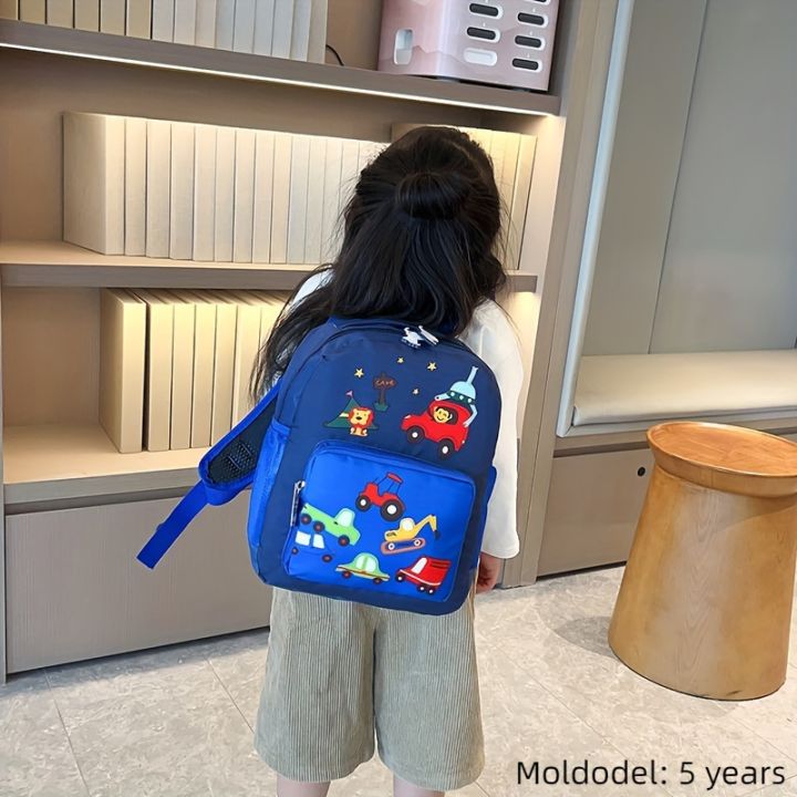 Lightweight%20Kids%20Backpack%20School%20Bag%20Children%20Cute%20Cartoon%20Animal%20Car%20Travel%20Rucksack%20Backpack%20For%20Kindergarten%20Boys%20Girls%20-%20Image%203
