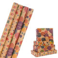 1 roll 17 inch X 120inch Birthday Wrapping Paper, Gift Wrapping Paper Roll, Kraft Wrapping Paper. 