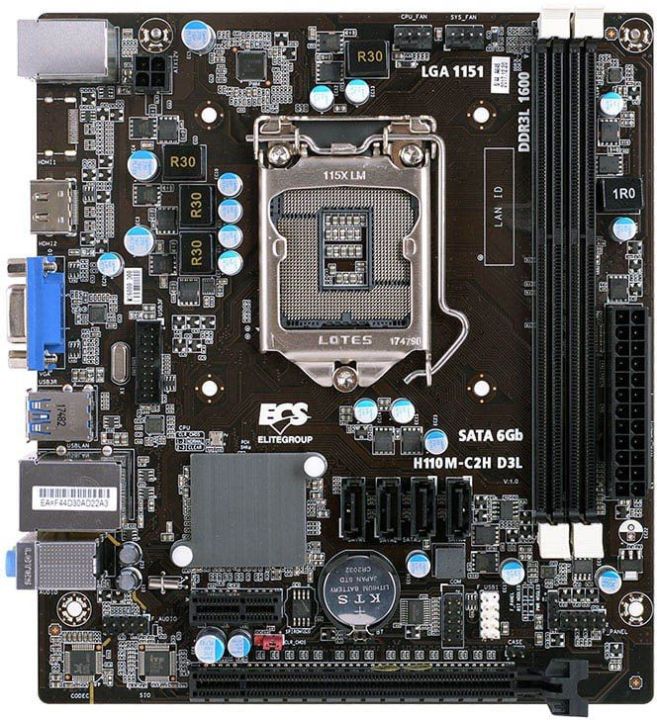H110M4  6/7TH GEN Motherboard - 2 RAM SLOT