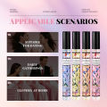 5pcs Rich Floral Fragrance 10ml Set Hair and Body Fragrance Spray Long-Lasting Scent Women Holiday Box Set Beautiful.