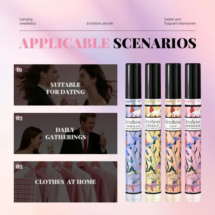 5pcs%20Rich%20Floral%20Fragrance%2010ml%20Set%20Hair%20and%20Body%20Fragrance%20Spray%20Long-Lasting%20Scent%20Women%20Holiday%20%20Box%20Set%20Beautiful%20-%20Image%203