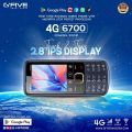 Gfive 4G 6700 - Dual Sim 4G - 2.8 inch touch Screen - Wifi - Hotspot - 2GB RAM - 16GB Memory - Dual smart Camera - Google Play store -  Whatsapp Video calling - PTA Approved with 1 Year Official Brand Warranty. 