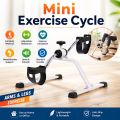 Mini Exercise Bike Pedal Exerciser for Home Gym Fitness, Portable Under Desk Cycle Machine for Legs & Arms Workout, Adjustable Resistance Foot Pedal Trainer for Physiotherapy Rehabilitation & Indoor Cardio Equipment. 