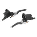 Pair Motorcycle Left Right Brake Handle Lever with Oil Can Aluminum Alloy CNC Replacement for Yamaha YQ50 Aerox 1997‑2013. 