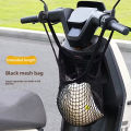 Motorcycle Helmets Luggage Net Scooter Storage Mesh Bag MTB Cycling Handlebar Tube Hanging Baggage Bag Motorcycle Accessories. 