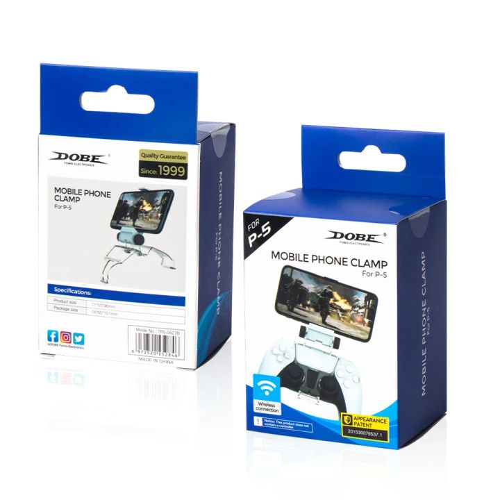 For%20PS5%20Controller%20DualSense%20Accessories%20Mobile%20Phone%20Clamp%20Clip%20Holder%20Smart%20Phone%20Grip%20Mount%20Stand%20Bracket%20Angle%20Adjustment%20-%20Image%206