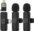 K9 Dual Wireless Collar Clip & K8 Collar Clip Professional	
Microphone for Live, Video, Sound Recording -  "'	
Type-C. 