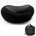 Portable Adjustable Travel Neck Pillow Memory Foam U-shaped Pillow Snail Style Travel Neck Support Soft Noon Break Sleep Pillow.