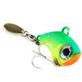 GOBAIT Spinner Bait 10g 20g 30g VIB Spoon Metal Jig Fishing Vibration Tackle Blade Pesca Rotating Spinning Lure Gear Spinnerbait.