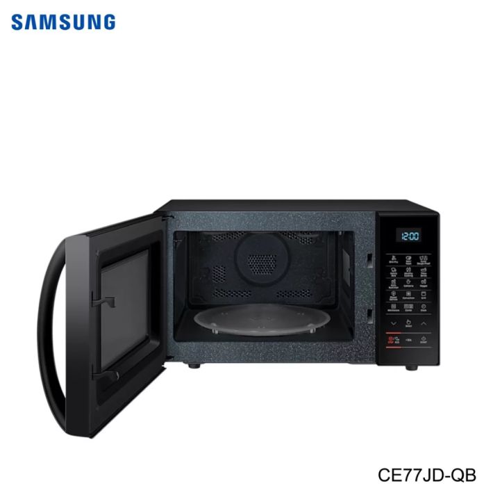 SAMSUNG%20CE77JD-QB/TL%203%20In%201%20Convection%20Microwave%20With%20SlimFry%20-Silver%20-%20Image%203
