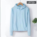 Sunscreen clothing long sleeve sunscreen coat windbreaker ultra-thin loose breathable outwear. 