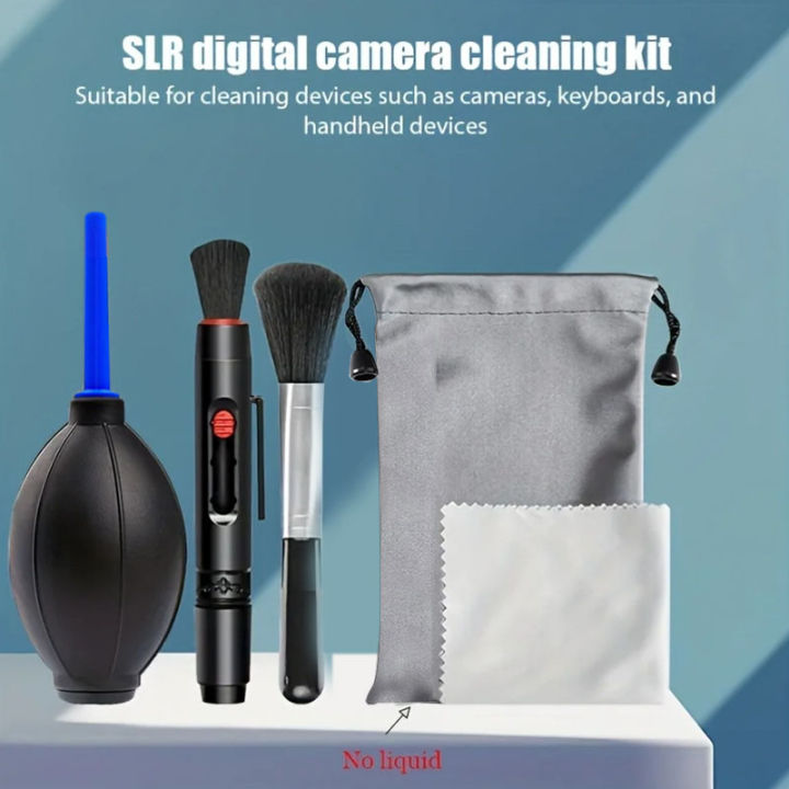 Slr Digital Mirrorless Camera Cleaning Set Laptop Screen Keyboard Air Blowing Suitable For Lens Cloth Cleaning Set
