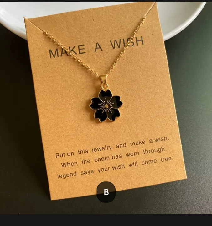 5%20Pcs%20New%20Trendy%20Korean%20Sakura%20Flower%20Design%20Pendant%20Necklace%20,%20Colorful%205%20Pcs%20,%20Pink%20,%20Blue%20,%20Red%20,%20Black%20,%20White%20Color%20Flower%20Pendant%20Gift%20For%20Girls%20/%20women's%20and%20Besties%20%20Trendy%20Lockets%20High%20Quality%20%20charms%20%20NON%20FADED%20%20Charm%20and%20Chain%20Quality%20-%20Image%205