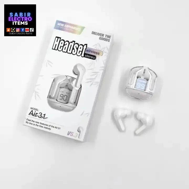 AIR31 Wireless Earbuds Bluetooth 5.3