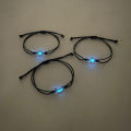 3 Pieces/Set of Stainless Steel Luminous Sun Moon Star Bracelet Hand-Woven Fashion Rope.