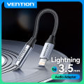 Vention DAC Lightning to 3.5mm female Earphone Adapter Aux Cable Lightning to 3.5 Audio Cables for iPhone 14/13 Pro iPod iPad. 