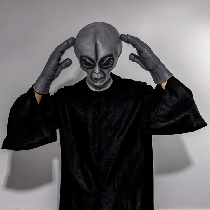 51%20Area%20UFO%20Alien%20Mask%20Gloves%20Cosplay%20Extraterrestrial%20Organism%20Monster%20Skull%20Latex%20Helmet%20Hands%20Halloween%20Party%20Costume%20Props%20-%20Image%207