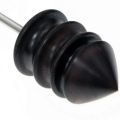 2pcs/set Pointed Tip Leather Burnishing Tool Leather Edge Burnisher Leather Slicker Tool Set Burnishing Wheel of Supplies. 