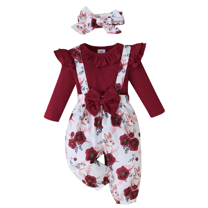 3PCS%20Clothes%20Outfits%20for%201-24Months%20Newborn&Toddler%20Baby%20Girl%20Long%20Sleeves%20Romper+Flower%20Strap%20Pants%20Cute%20Christmas%20Costume%20-%20Image%207