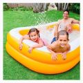 KidsSansar - Intex (57181) Superior Quality Swim Center Inflatable Family Swimming Pool - Orange. 