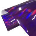 Premium Gloss Holographic Chrome Purple Vinyl Wrap Roll Self Adhesive Decal Automotive Car Wrapping Film. 