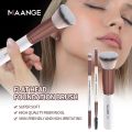 MAANGE 3PCS Makeup Brushes Set Foundation Concealer Brush Eyelashes Brush Eyeshadow Brush Blending Soft Bristles Makeup Tools. 