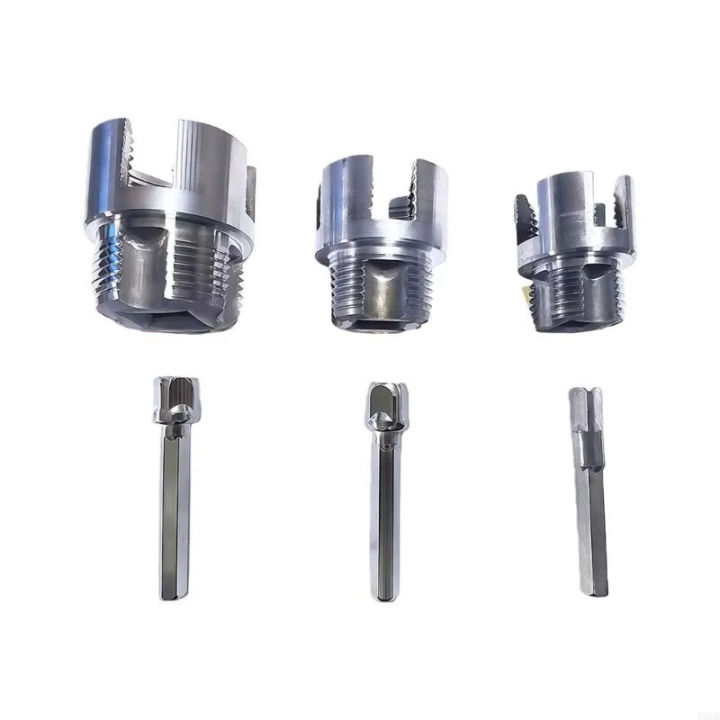 3 Pcs Integrated Internal & External Pipe Threading Tool Dual-Function ...
