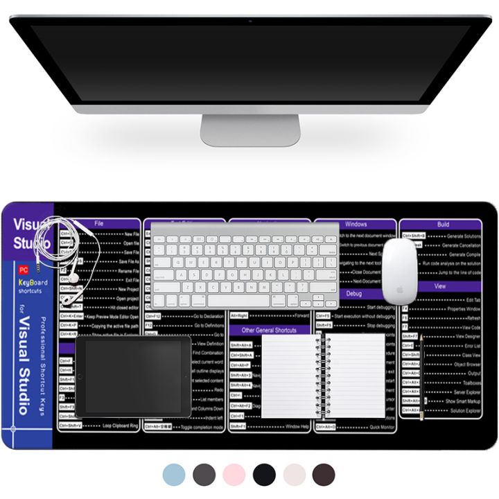 EXCO%20Programing%20Leather%20Mouse%20Pad%20for%20Visual%20Studio%20Large%20Shortcuts%20Cheat%20Sheet%20Mousepad%20Python%20Java%20C++%20Web%20Engineer%20Desk%20Mat%20-%20Image%204