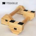 Wooden Parallettes | Parallettes | Push Up Stand Parallel Bars | wood Parallettes | Non Slip Base For Floor | Calisthenics Parallettes | Workout And Exercise Parallel Bars |. 