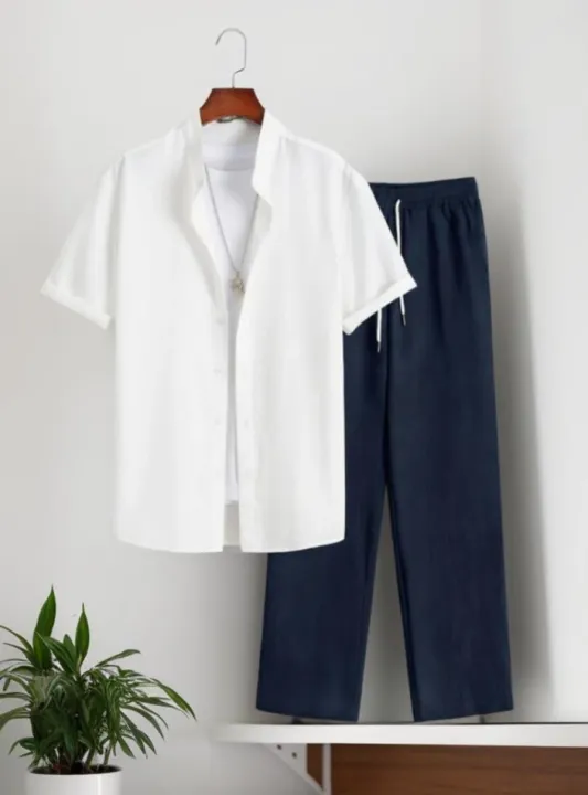 Men%E2%80%99s%20Premium%20Summer%20Combo%20Set%20%E2%80%93%20Half%20Shirt%20+%20%20%20%20Trouser%20Pants%20%F0%9F%8C%BF%20-%20Image%202