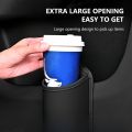 Car Door Cup Holder Leather Automotive Drink Rack Storage Bin Auto Back Seat Cup Holder Organizer for Car Interior Accessories.