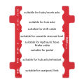 MUQZI Bike Vice Maintenance Fixture MTB Road Bike Pedal Crankset Repair Tool Aluminum Alloy Bicycle Vice Repair Jig Cycling Part. 