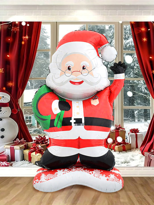 1pc Standing Santa Claus Foil Balloon Christmas Decoration Christmas