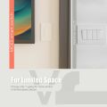 MOES Tuya ZigBee Smart Light Switch US Push Button Wall Switch Work With Alexa  Home Neutral Wire/No Neutral Wire Required lightify. 