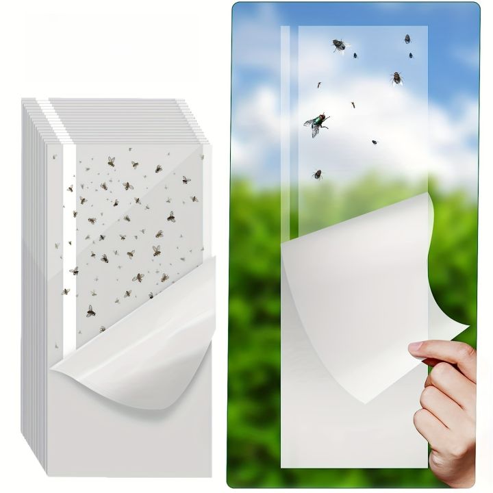 10pcs,%20Window%20Fly%20Traps,%20Ready%20To%20Use%20Indoors%20Clear.%20Insect,%20Bugs,%20Fly%20&%20Fruit%20Fly%20Glue%20Adhesive%20Sticky%20Paper%20-%20Waterproof%20Easy%20-%20Image%207